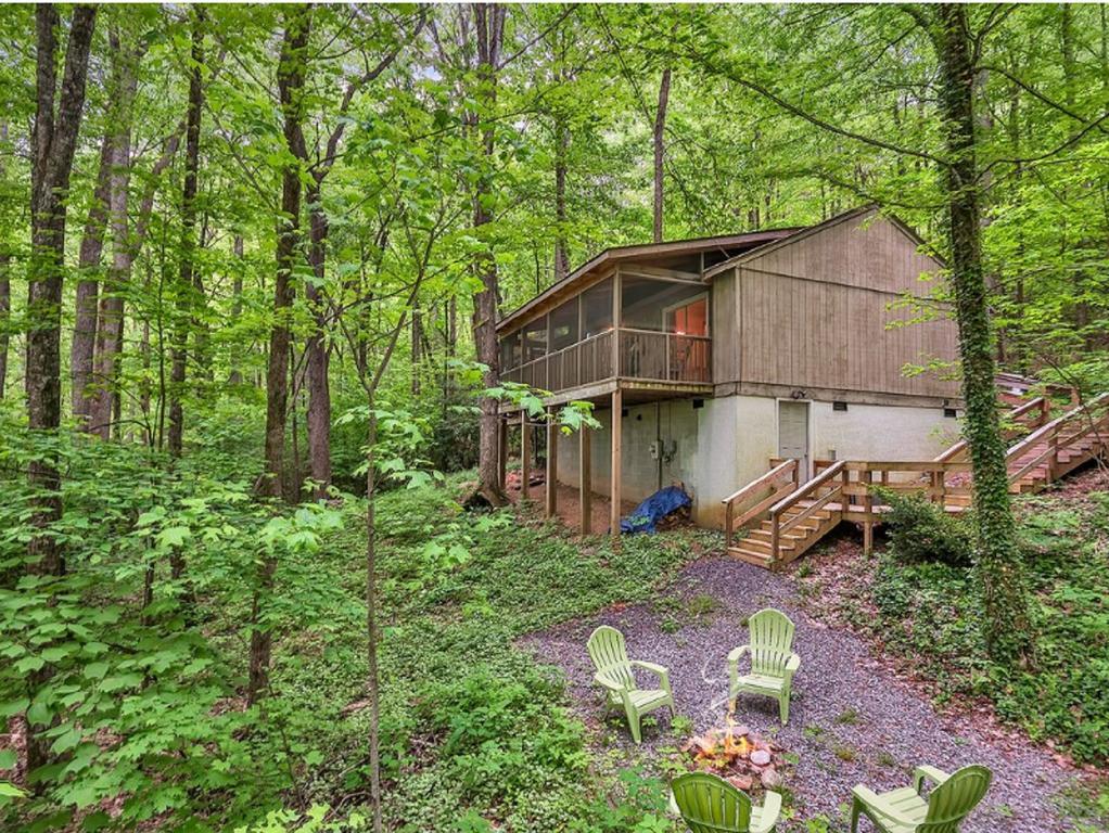Villa Smoky Mountain Treehouse Maggie Valley Exterior foto